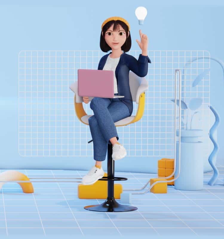 Asisten AI assistant customized with a brand personality