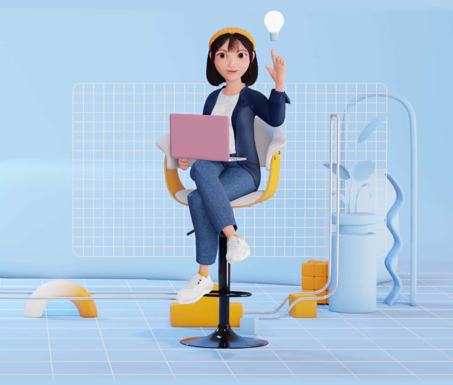 Asisten AI assistant customized with a brand personality